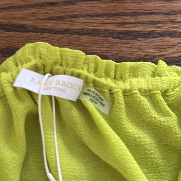 New w/ Tags - XS Ramy Brook lime strapless cover up - Picture 5 of 5